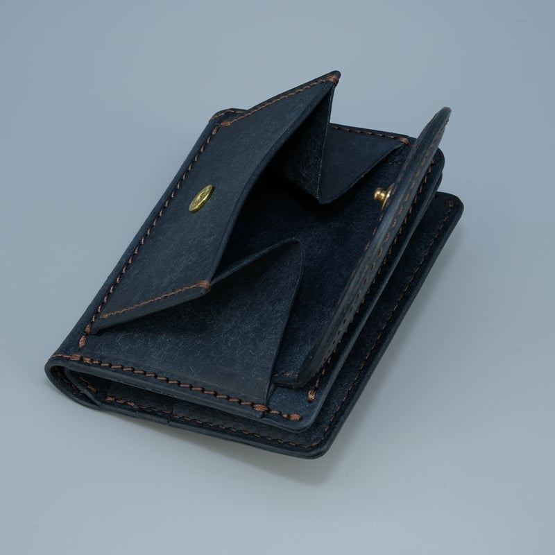 【marco】ミニ財布（ネイビー） marco様専用】ミニ財布（ネイビー）