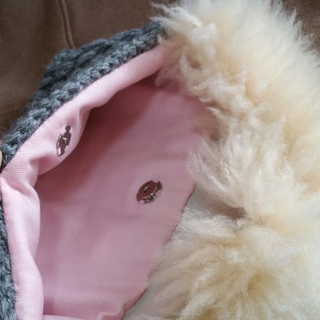 リアルムートンクラッチ♡Real Mouton Clutch.