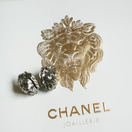 【アメリカ買付】Accessocraft NYC ライオン  獅子座 イヤリング  / ヴィンテージアクセサリー