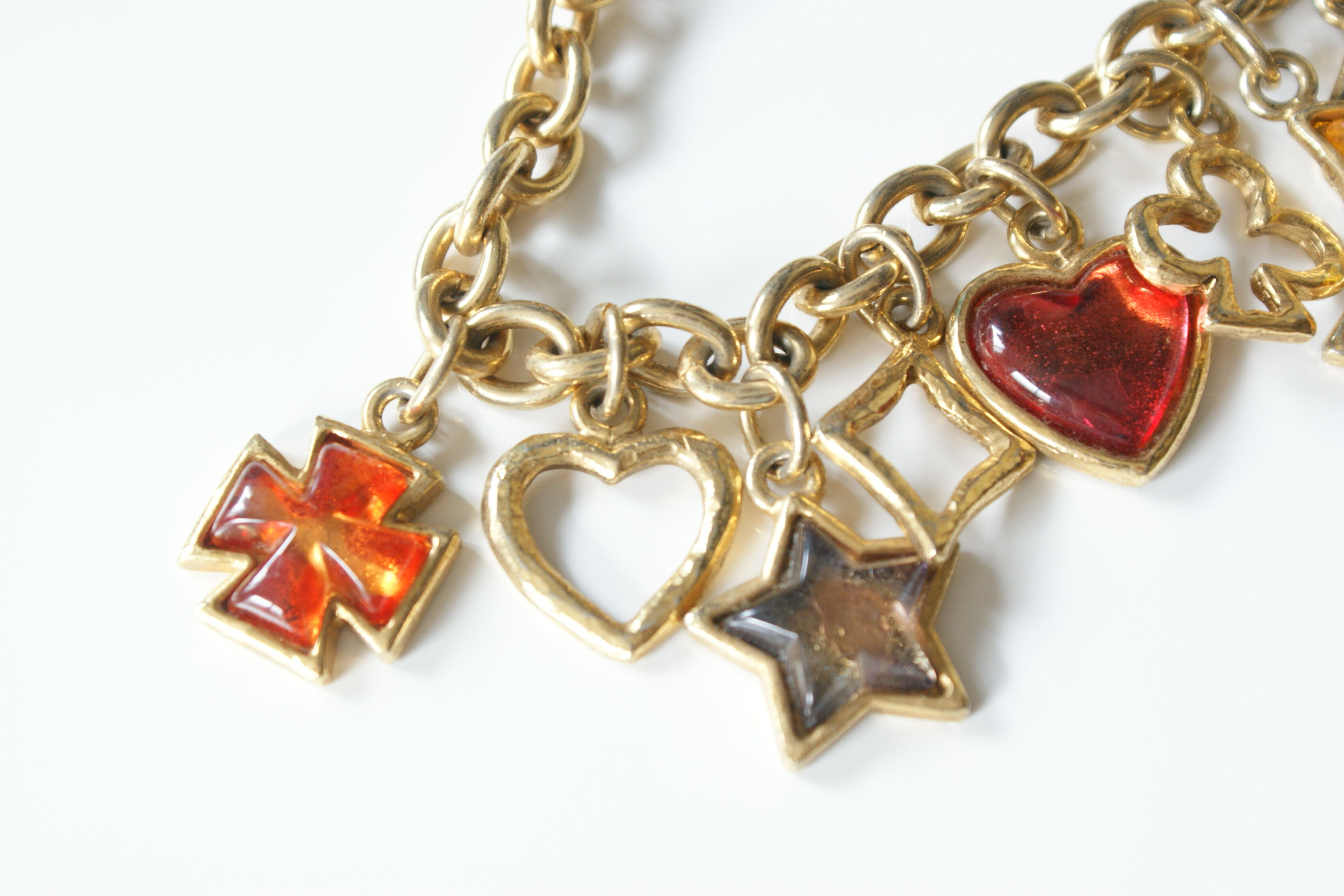 【80’s】MOSCHINOモスキーノ キャンディ ルーサイト ネックレス MOSCHINOモスキーノ キャンディ ルーサイト チャームネックレス