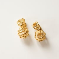 MONETモネ ゴールド 透かし ボール イヤリング / ヴィンテージアクセサリー