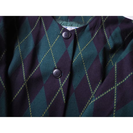 YVES SAINT LAURENT イヴサンローラン グリーン ジャケット ヴィンテージ レデイース ファッション