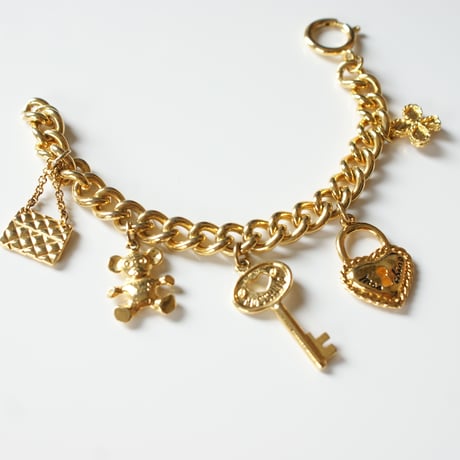Special price【スペシャル プライス】MOSCHINO モスキーノ チャーム ブレスレット / ヴィンテージジュエリー・アクセサリー