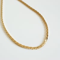 GIVENCHYジバンシィ スクエアチェーン チョーカーネックレス / ヴィンテージ・コスチュームジュエリー
