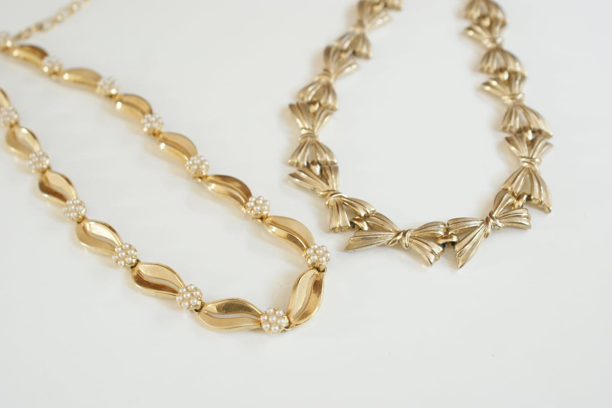 TRIFARIトリファリ フラワーパール ネックレス / ヴィンテージ