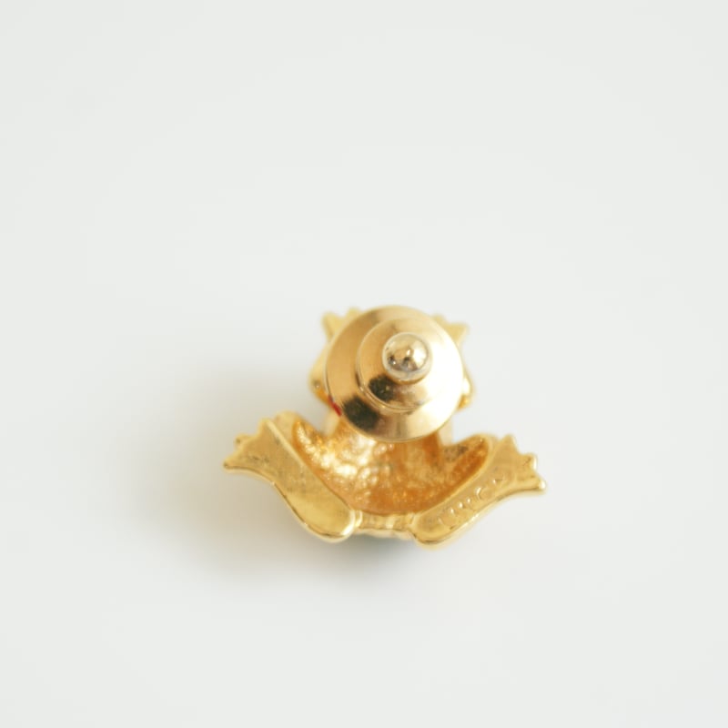 AVONエイボン カエル グリーンエナメル ピンブローチ / ヴィンテージ