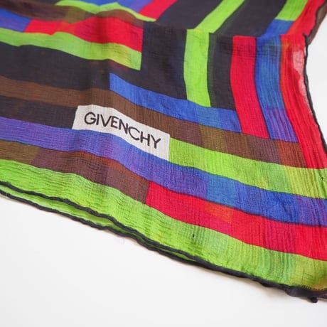 GIVENCHYジバンシィ シルク  スカーフ/ ヴィンテージ レディース ファッション