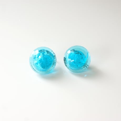 Special price【スペシャル プライス】西ドイツ製 ブルービーズ キャンディー ネックレス&イヤリング セット / ヴィンテージ・コスチュームジュエリー