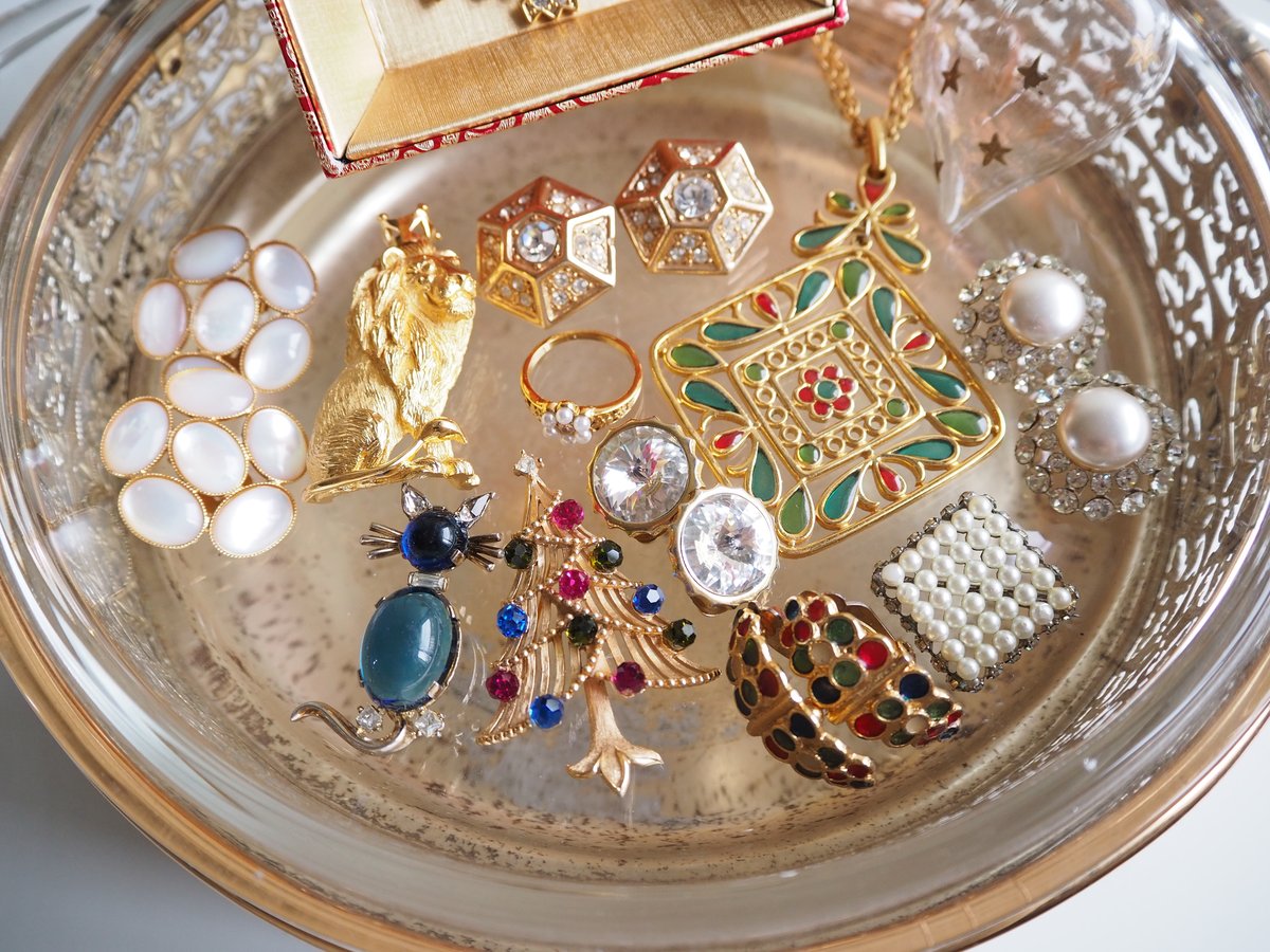 TRIFARIクラウントリファリ クリスマスツリー ブローチ/ ヴィンテージ