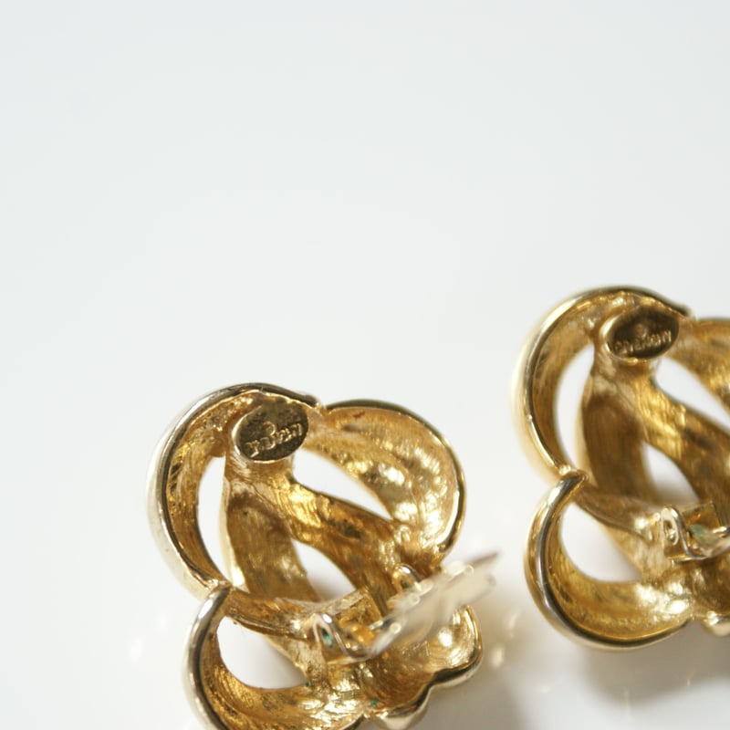 ジバンシィコスチュームジュエリーネックレスイヤリングビンテージ未使用品 フランス買付】GIVENCHYジバンシィ パンサー豹 イヤリング