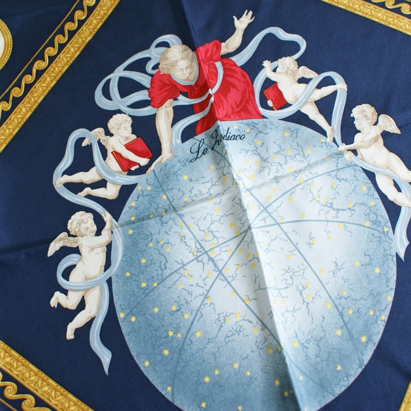 GIANFRANCO LOTTI FIRENZEシルク エンジェルフルール・ド・リス