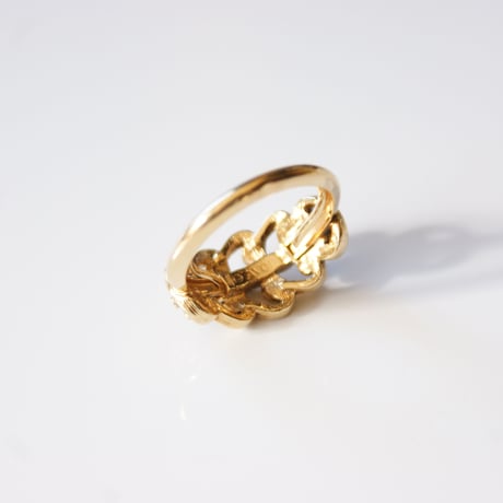 Special price【スペシャルプライス】AVONエイボンゴールド燻しリング / ヴィンテージジュエリー・アクセサリー