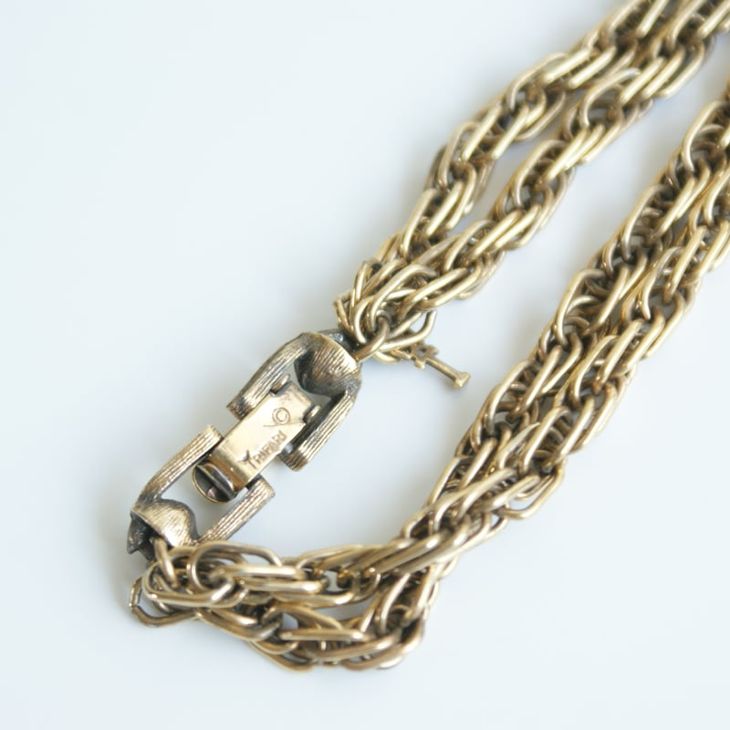 TRIFARIトリファリ ガラス ラリエットネックレス/ ヴィンテージ