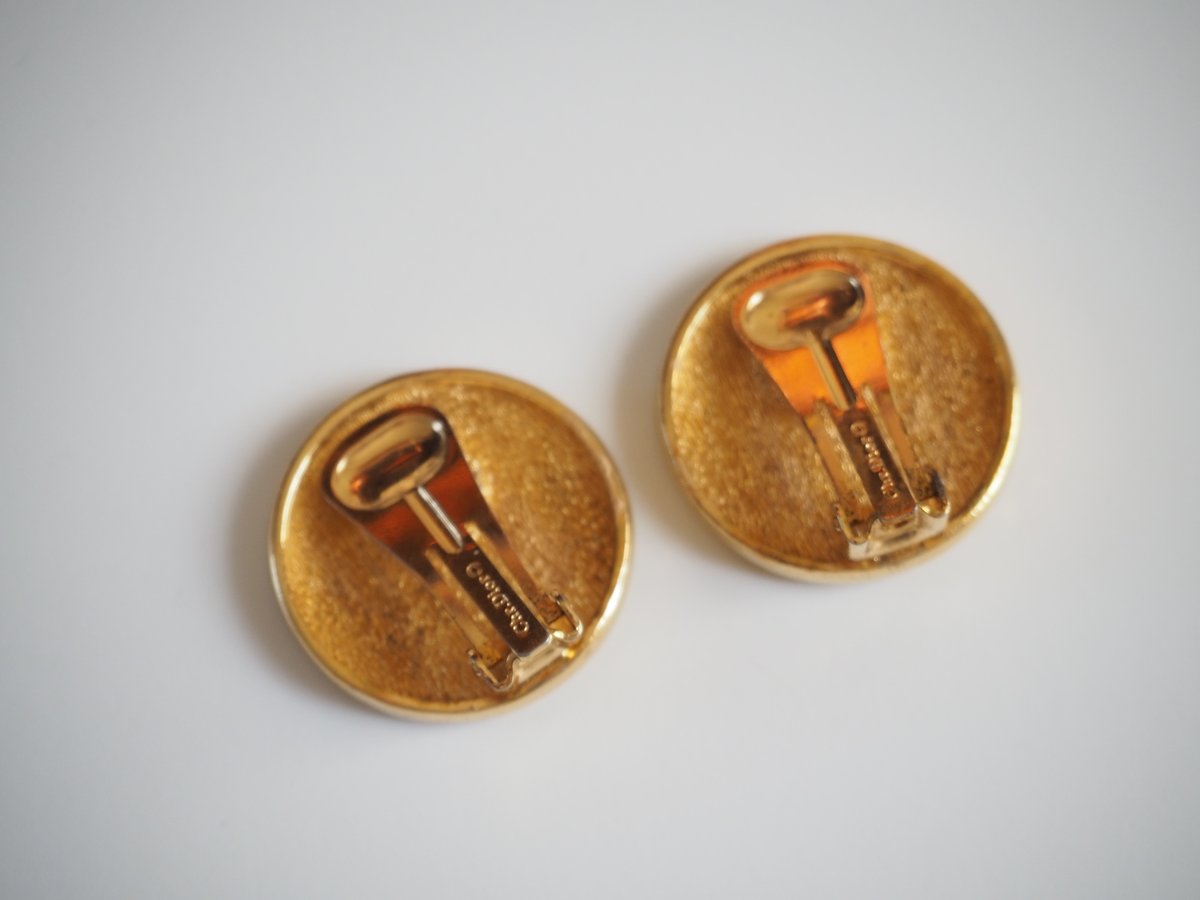 Christian Diorクリスチャン・ディオール サークル イヤリング