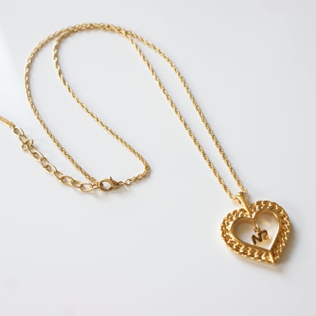 Special price【スペシャル プライス】NINA RICCIニナリッチ ハ ートブランド イニシャル ネックレス / ヴィンテージジュエリー・アクセサリー