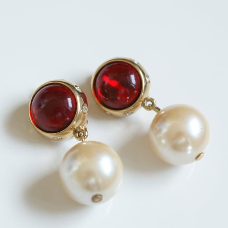 【アメリカ買付】GIVENCHYジバンシィ イヤリング / ヴィンテージ・コスチュームジュエリー