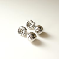 GIVENCHYジバンシィ シルバーボール イヤリング / ヴィンテージアクセサリー