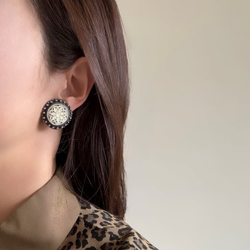 ベツレヘムパール イヤリング マザーオブパール イスラエル 【公式通販】