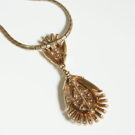 TRIFARIトリファリ アルフレッド・フィリップ  PAT.PEND ブローチ ネックレス/ ヴィンテージ・コスチュームジュエリー