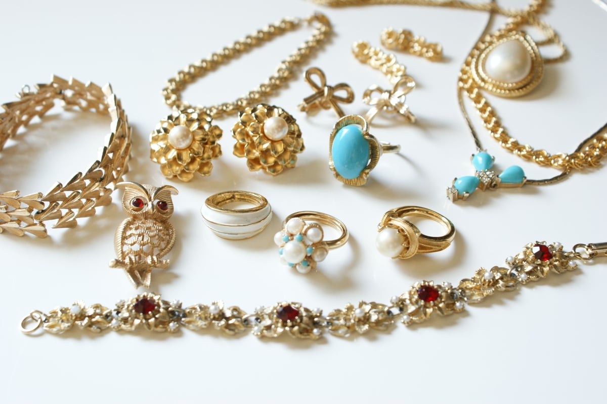 スティーブンデュエック ヴィンテージ ターコイズフラワーリング