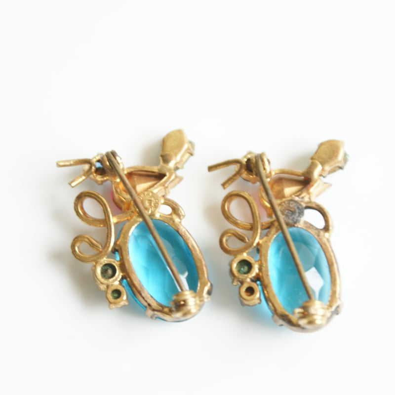 アメリカ買付】Czechoslovakia チェコスロバキア製 ガラス バード ミニ