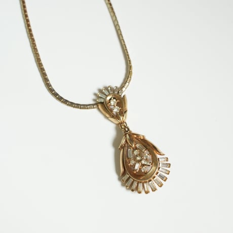 TRIFARIトリファリ アルフレッド・フィリップ  PAT.PEND ブローチ ネックレス/ ヴィンテージ・コスチュームジュエリー