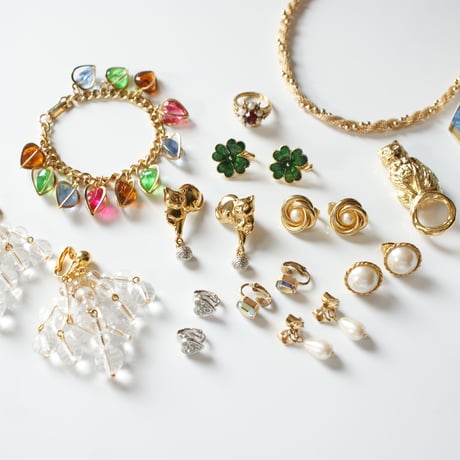Special price【スペシャル プライス】AVONエイボン メッシュ ボール チェーン ツイスト ネックレス / ヴィンテージジュエリー・アクセサリー