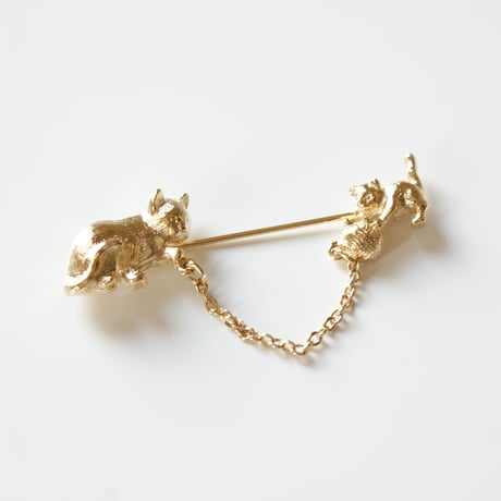 Special price【スペシャル プライス】AVONエイボン 猫 キャット ピンブローチ BOX箱付き / ヴィンテージアクセサリー