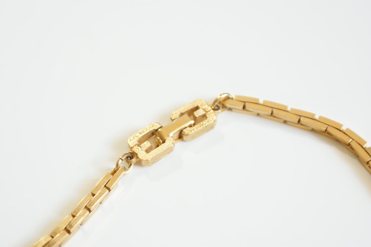 GIVENCHYジバンシィ スクエアチェーン チョーカーネックレス 