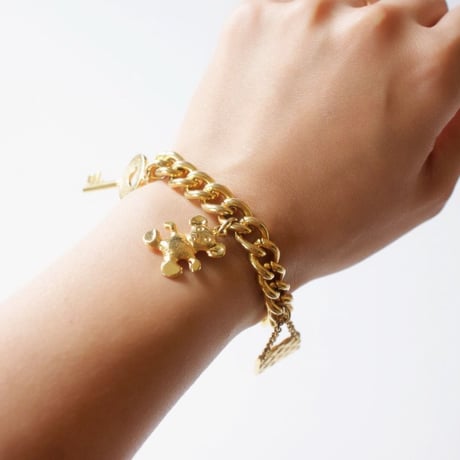 Special price【スペシャル プライス】MOSCHINO モスキーノ チャーム ブレスレット / ヴィンテージジュエリー・アクセサリー