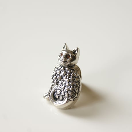 Special price【スペシャル プライス】AVONエイボン 猫 キャット マーカサイト ピンブローチ / ヴィンテージアクセサリー