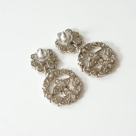 TRIFARI TMトリファリ インディアン ターコイズ  ピアス/ ヴィンテージアクセサリー・コスチュームジュエリー