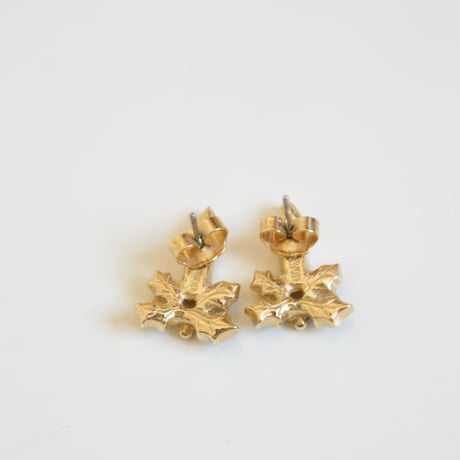 AVONエイボン ヒイラギ キャンドル ピアス/ ヴィンテージジュエリー・アクセサリー
