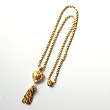 SONIA RYKIELソニア リキエル ハートタッセル ネックレス / ヴィンテージアクセサリー