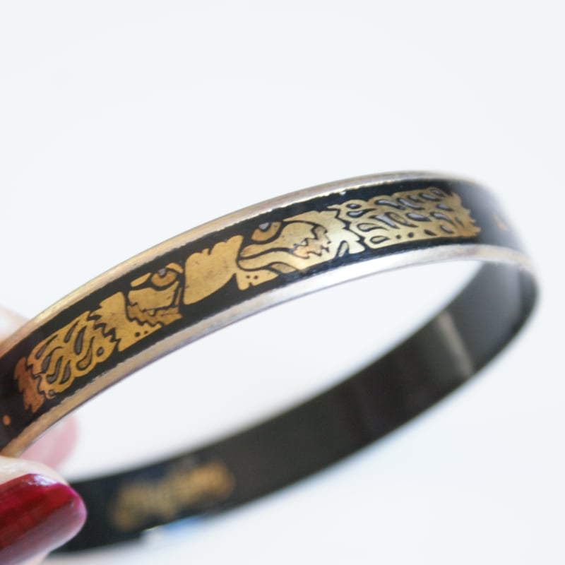 オーストリア買付】MARLENE オーストリアエナメル タイガー バングル