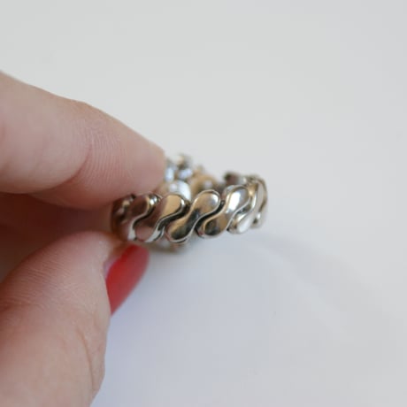 イギリス買付 アクアブルー ハート 指輪リング/ ヴィンテージジュエリー・アクセサリー