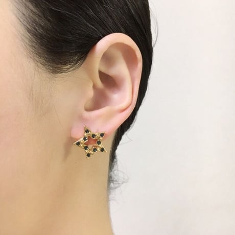 Special price【スペシャル プライス】AVONエイボン サファイア ブルー ラインストーン 星 スター ピアス / ヴィンテージジュエリー・アクセサリー
