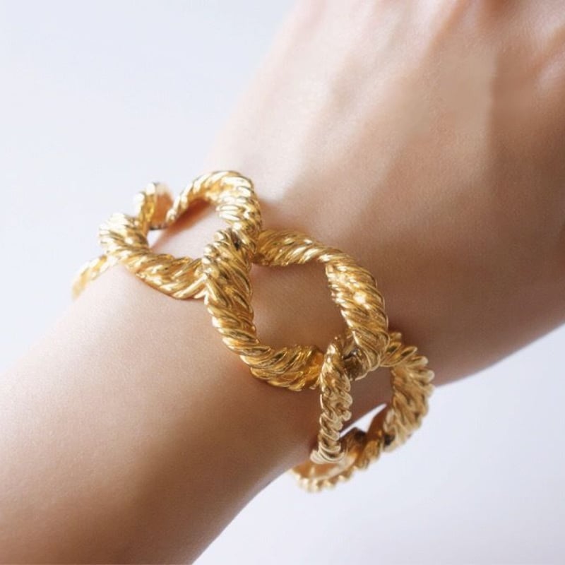 ANNE KLEINアンクライン ボリューム チェーン ブレスレット  