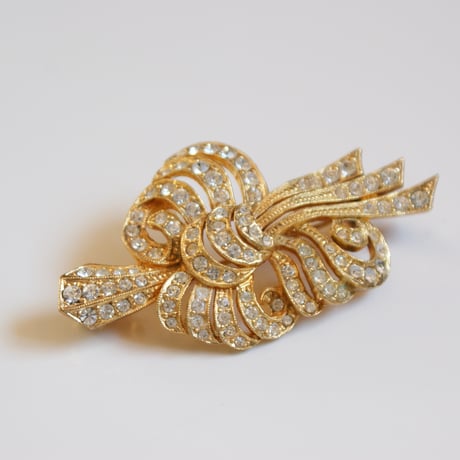 ✧たそ✧ ヴィンテージ ブローチ 2点セット USA製TORINO社ヴィンテージピューター製トリンケットボックス