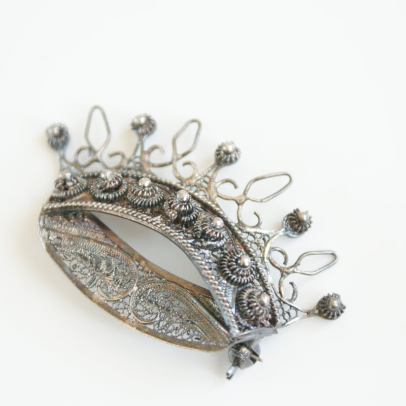 ANTIQUE アンティーク 手描き 七宝焼き フィリグリー リング