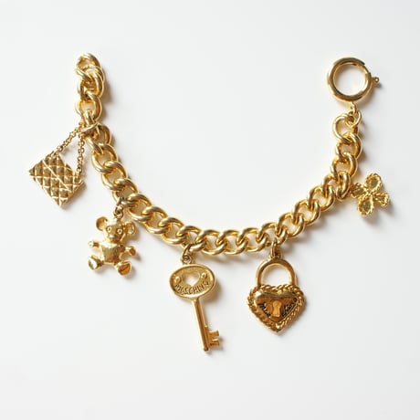 Special price【スペシャル プライス】MOSCHINO モスキーノ チャーム ブレスレット / ヴィンテージジュエリー・アクセサリー