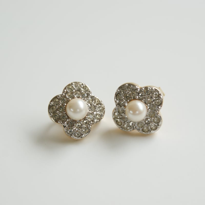 ニナリッチ ヴィンテージ フラワーブローチ イヤリング セット NINA