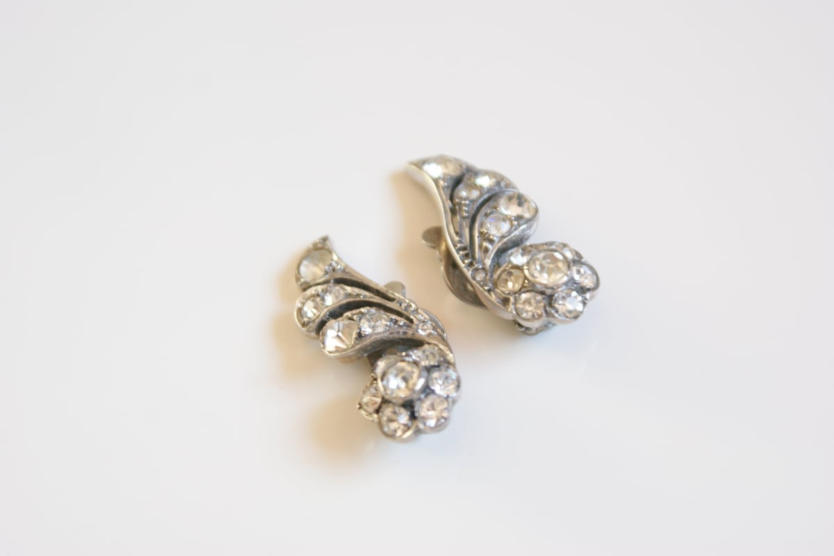 1920年代アメリカ、アンティーク、イアリング ma