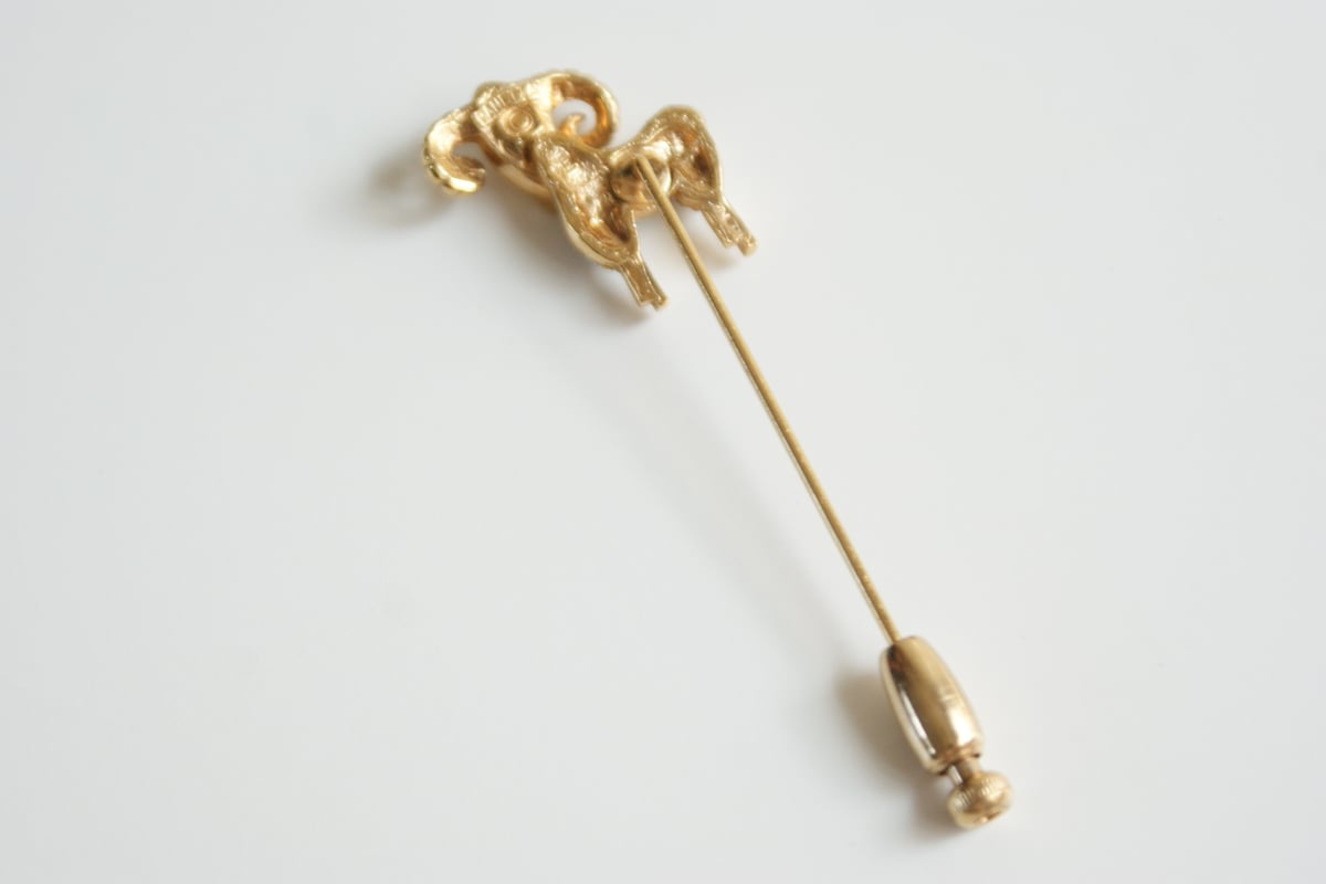 PANETTA パネッタ 羊 ラインストーン ハットピンブローチ