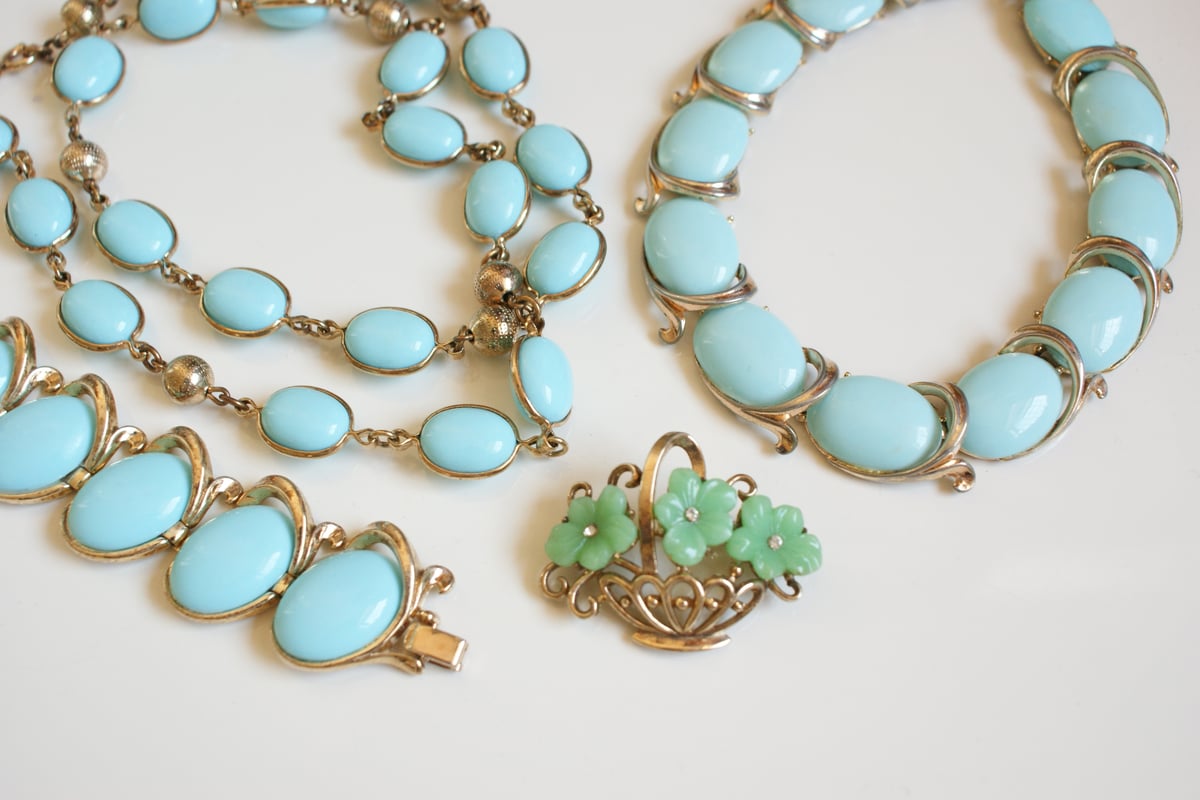 TRIFARI　トリファリ　ターコイズ　ネックレス、イヤリング　40970 Special price【スペシャルプライス】TRIFARIトリファリ