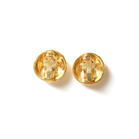 CHANELシャネル ココマーク ゴールド イヤリング / ヴィンテージアクセサリー