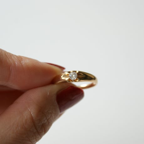 K18YG  ダイヤモンド リング指輪 / ヴィンテージジュエリー・アクセサリー