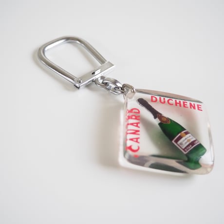 【フランス買付】Bourbon CANARD DUCHENE カナール・デュシェーヌ シャンパンボトル キーホルダー/ヴィンテージ・アンティーク雑貨