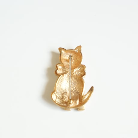 KREMENTZクレメンツ キャット 猫  ブローチ/ ヴィンテージジュエリー ・アクセサリー