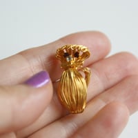 Special price【スペシャル プライス】【アメリカ買付】ワイヤーワーク テリア犬 ミニブローチ/ ヴィンテージ・アンティークジュエリー